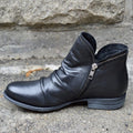Mia | Elegant Chic Side-Zip Leather Ankle Boots