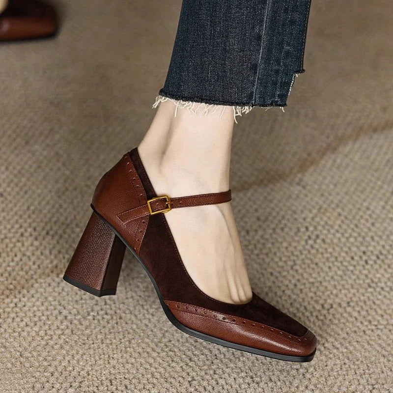 Mia | Elegant Classic Leather Pumps
