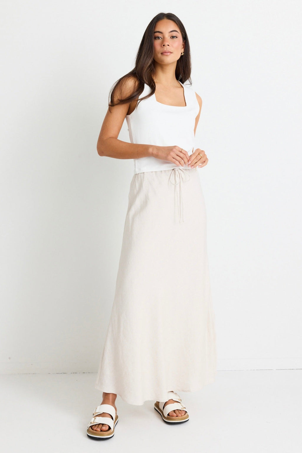 Mia | Elegant Lightweight Maxi Skirt