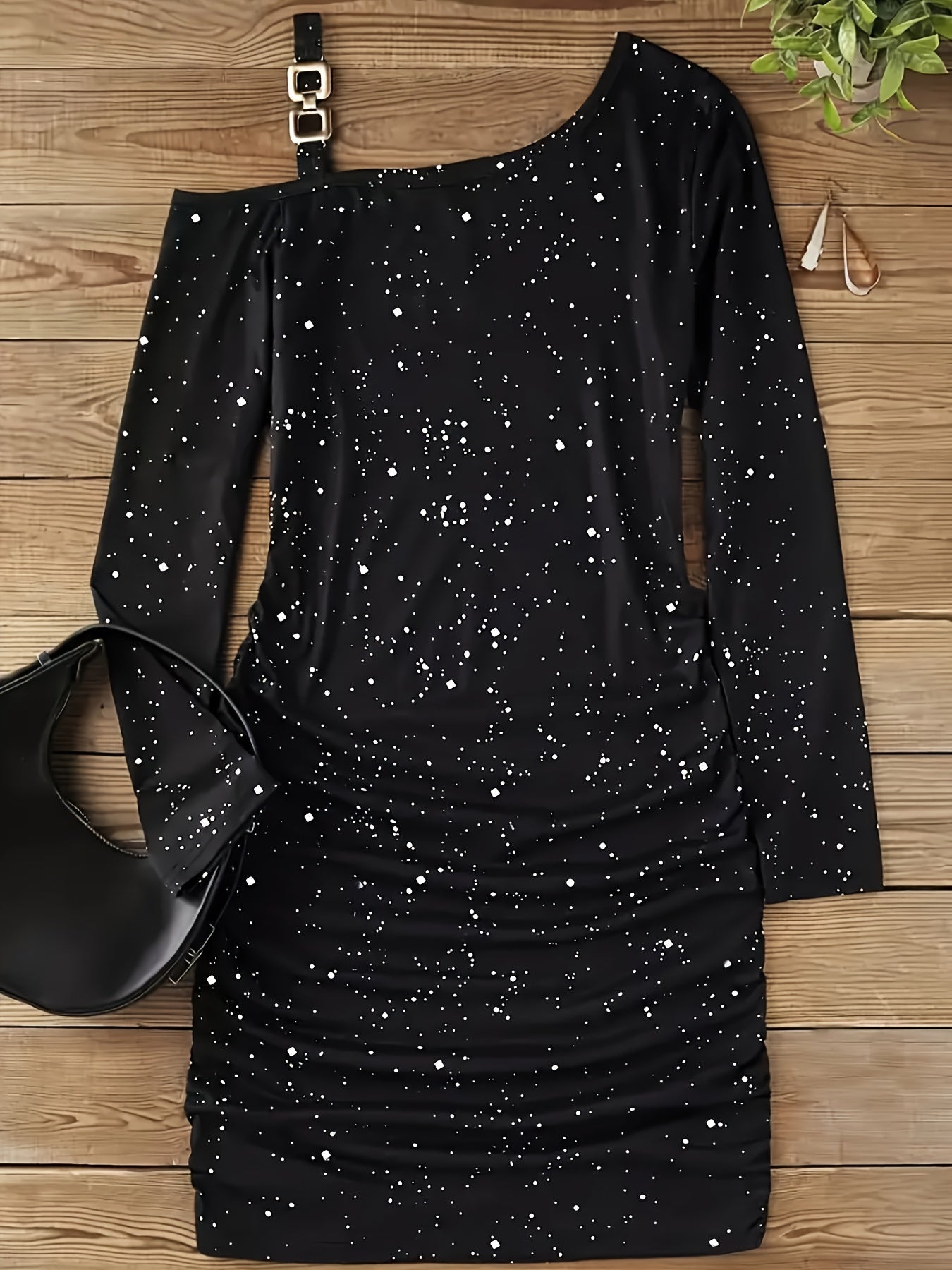 Mia | Elegant One Shoulder Bodycon Mini Dress for Wedding Guests