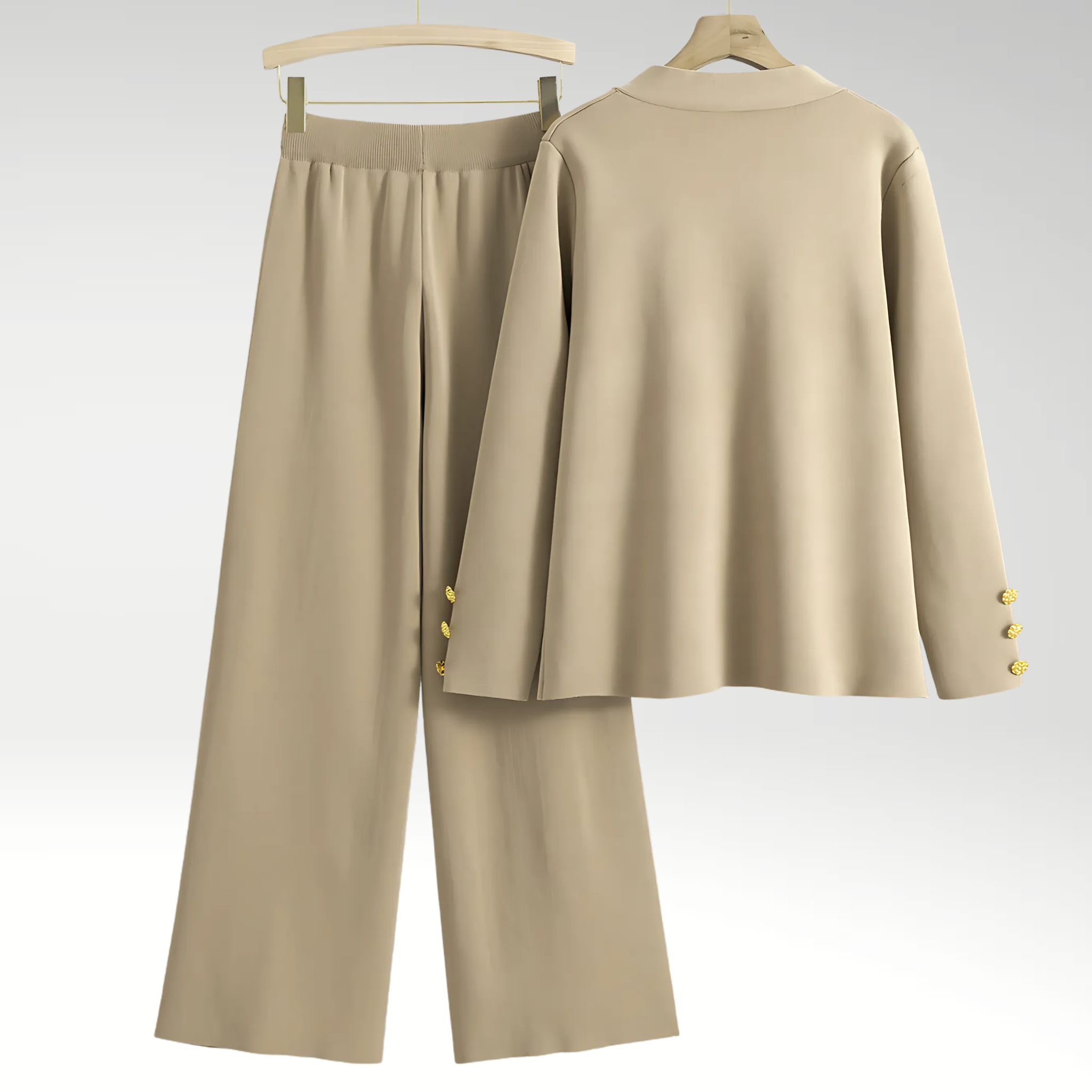 Mia | Elegant Soft Knit Womens Lounge Set with Relaxed Pants