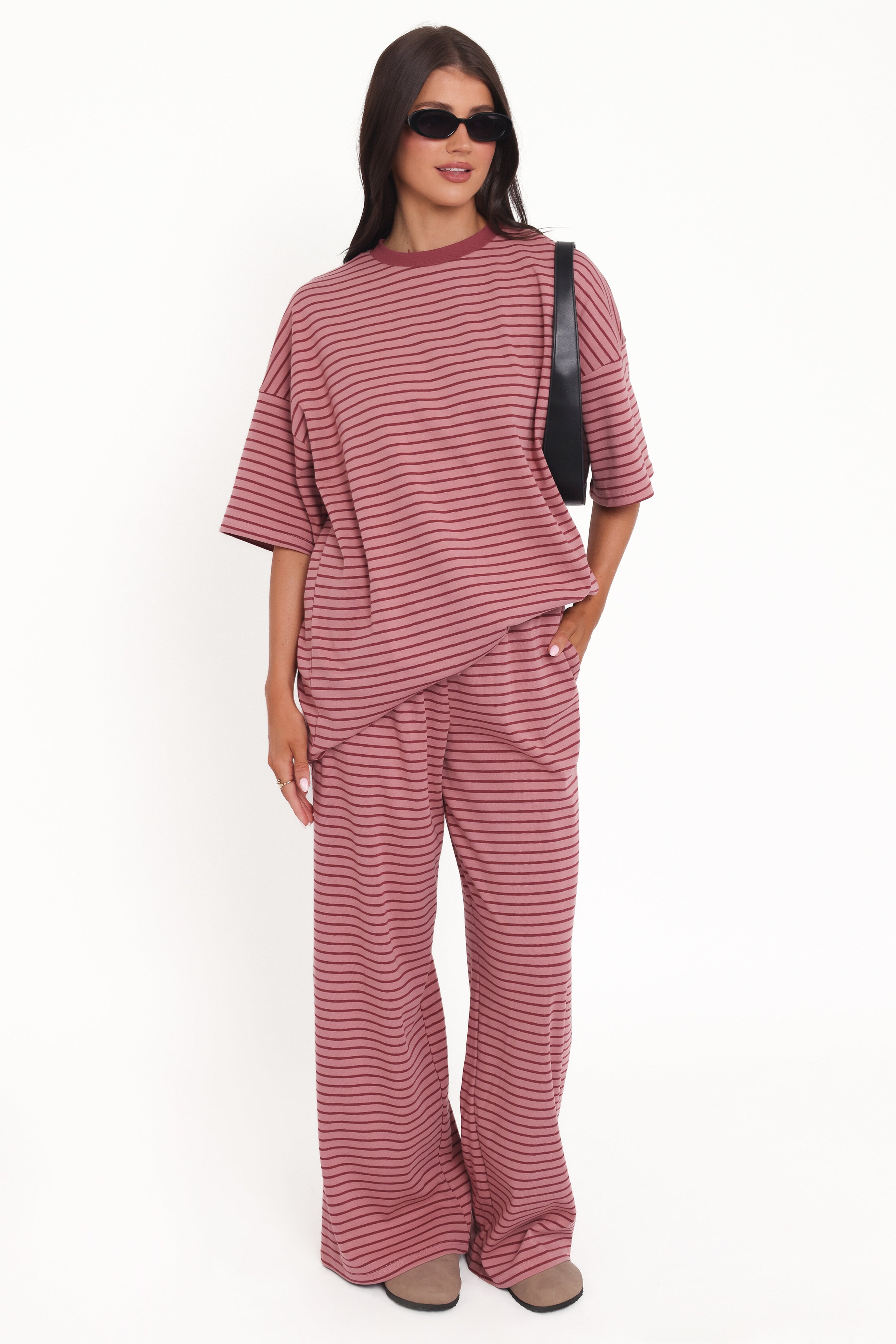 Mia | Relaxed Oversized Striped Tee