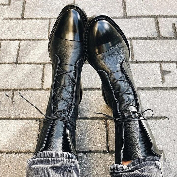 Mia | Stylish Black High Heel Boots for Women