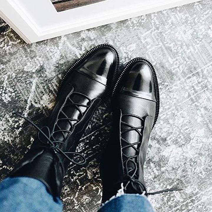 Mia | Stylish Black High Heel Boots for Women
