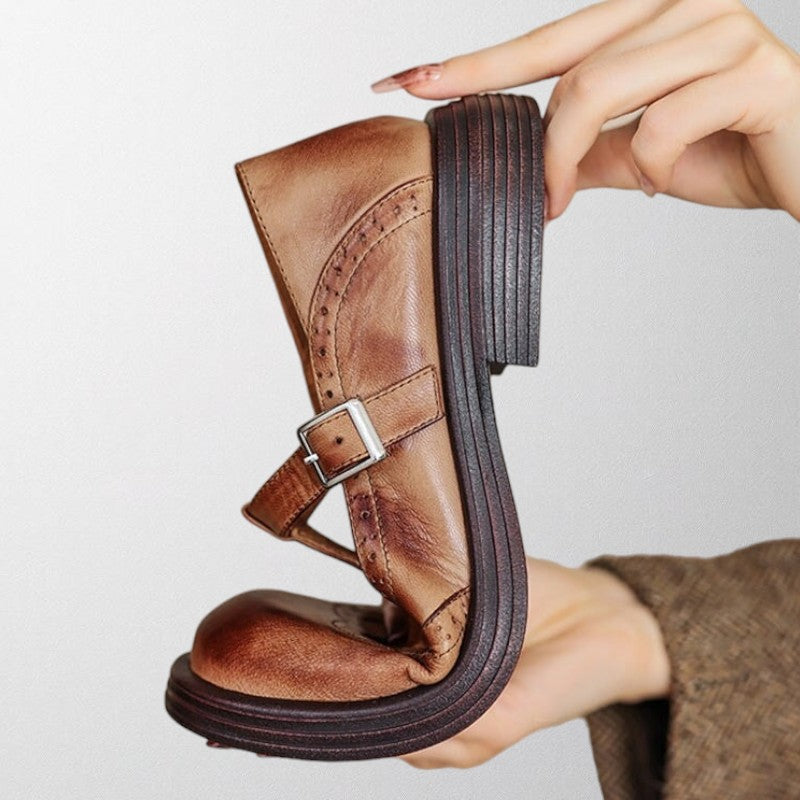 Mia | Stylish Elegant Leather Shoes