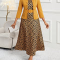 Mia | Stylish Geometric Two Piece Set for Women
