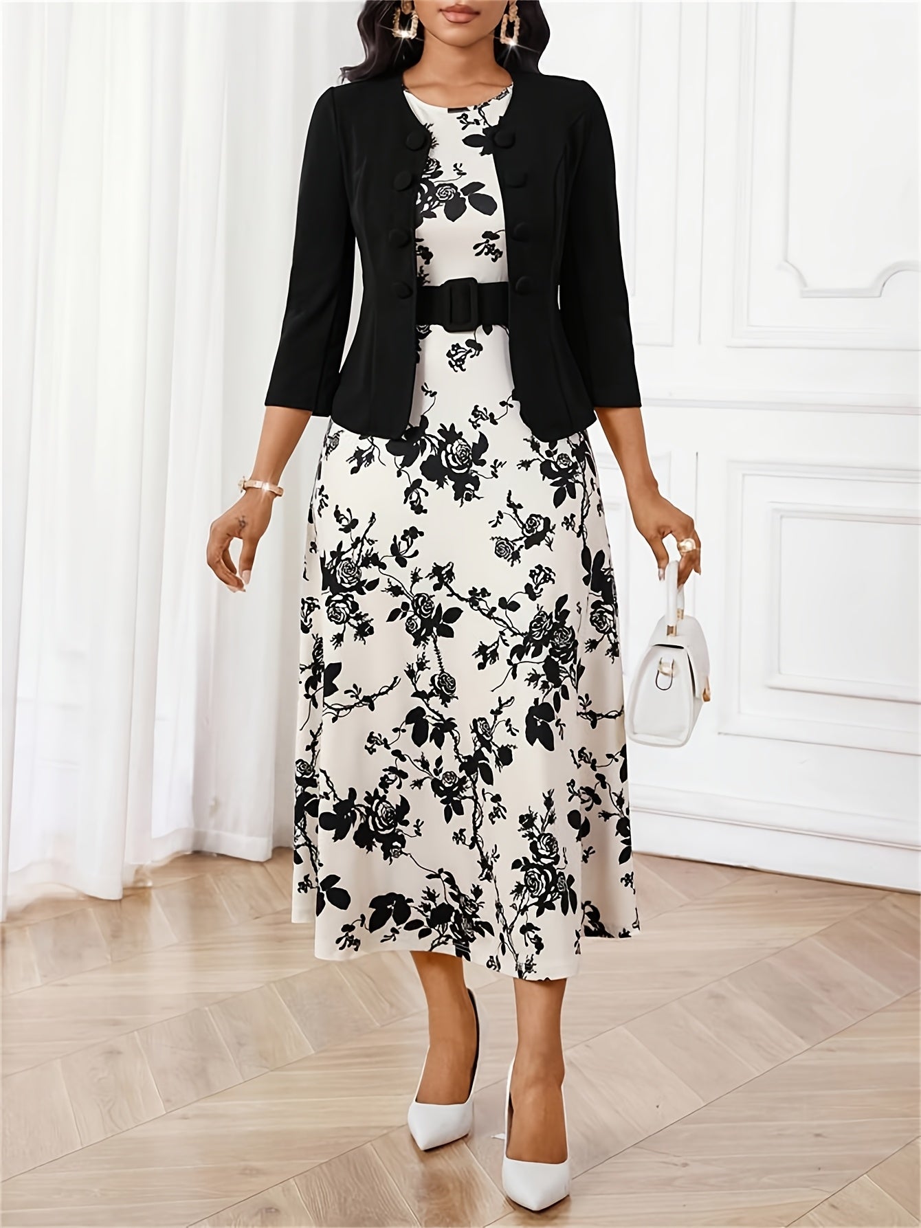 Mia | Stylish Geometric Two Piece Set for Women