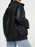 Mia | Trendy Oversized Bomber Jacket for Women