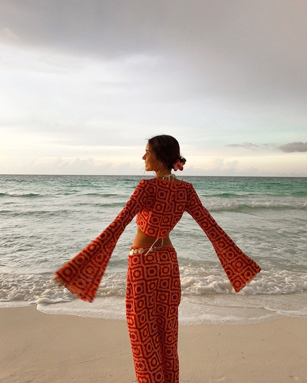 Mia | Vibrant Crochet Two-Piece Beach Set