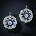 Olivia | Elegant Blue Earrings