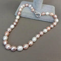 Olivia | Elegant Colorful Pearl Necklace