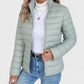 Olivia | Elegant Lightweight Longline Jacket with High Collar