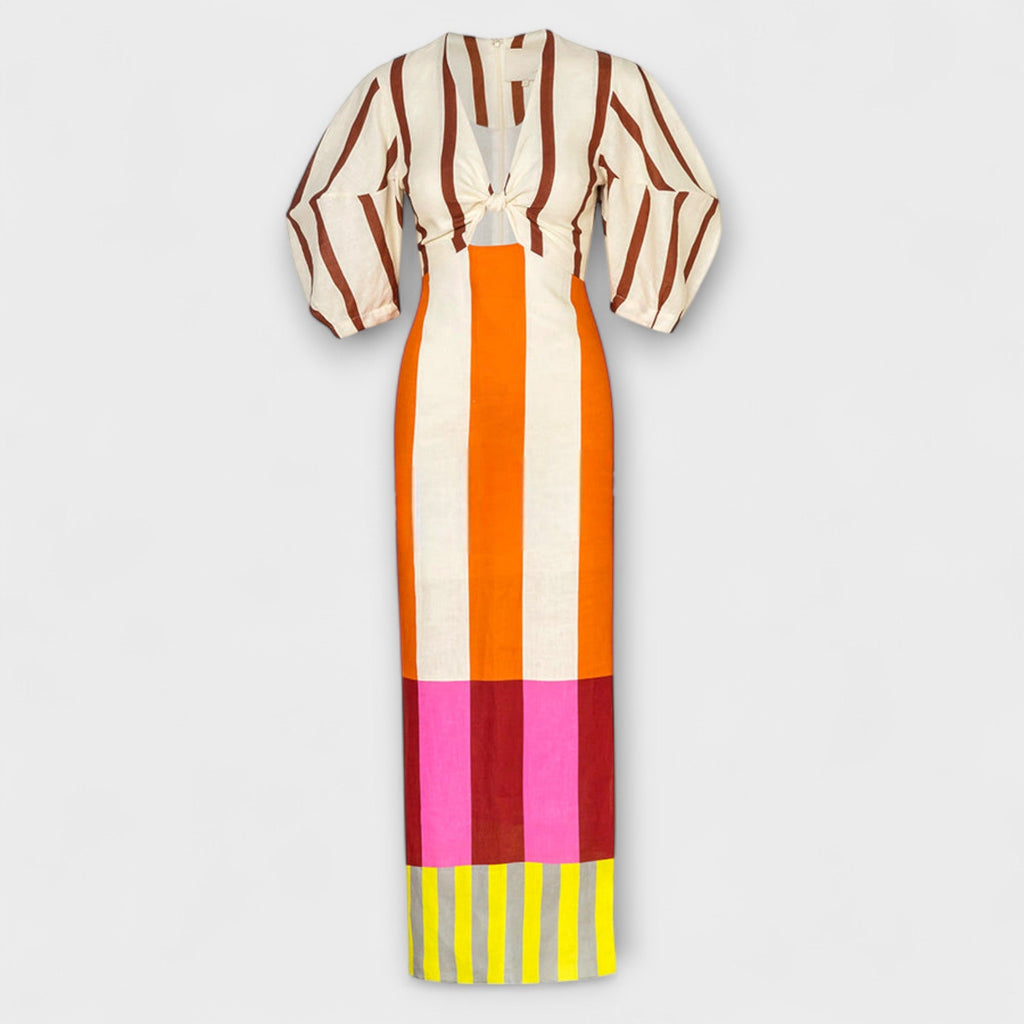 Olivia | Stylish Puff Sleeve Maxi Dress for Women