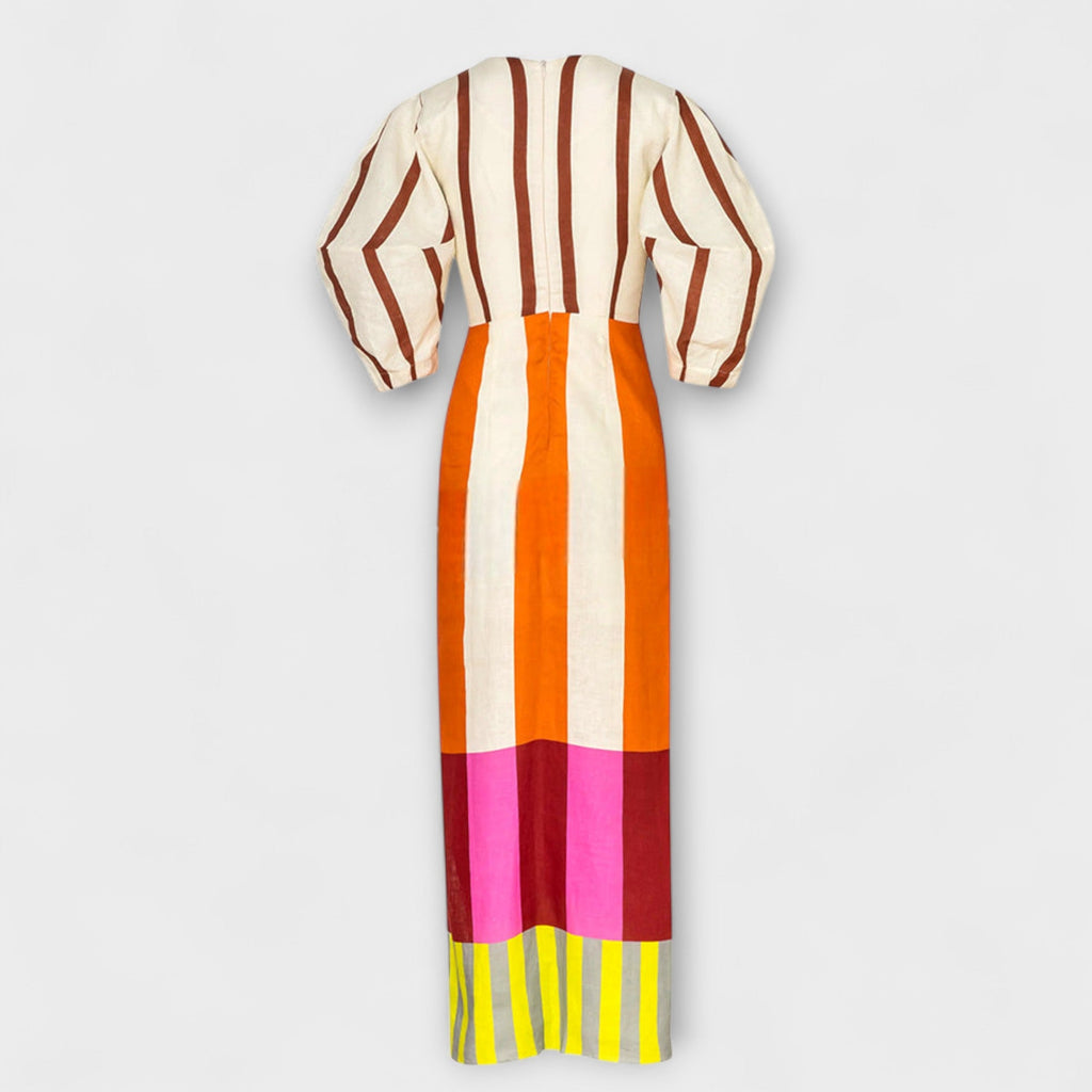 Olivia | Stylish Puff Sleeve Maxi Dress for Women