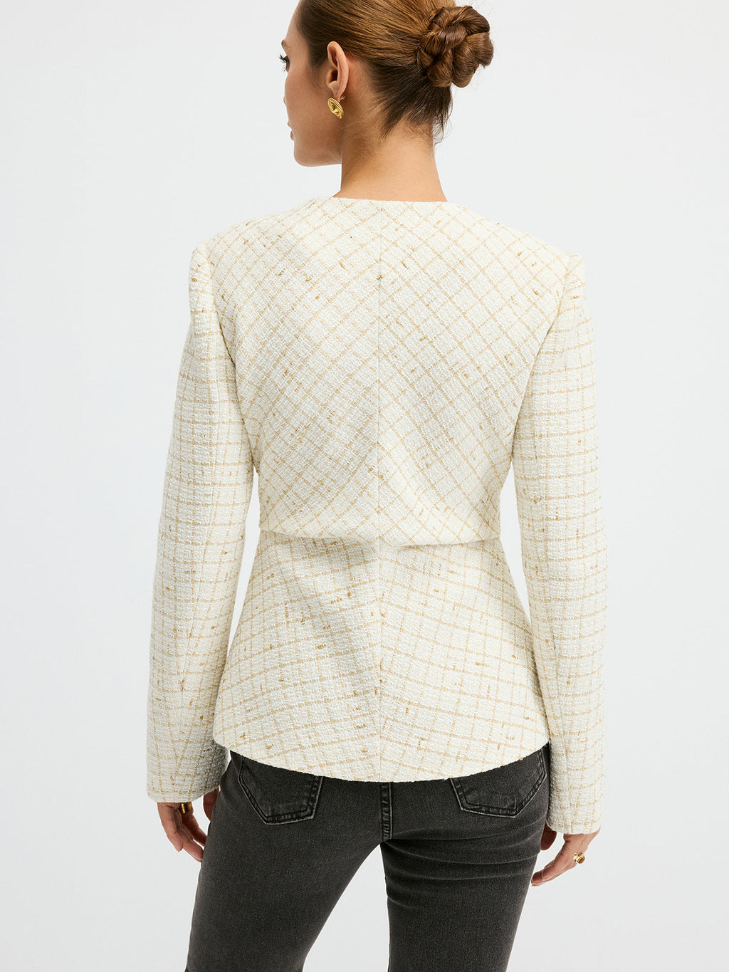Romina | Tweed Blazer with Waist-Cinching Design | Stylish Layer for Effortless Elegance VIP