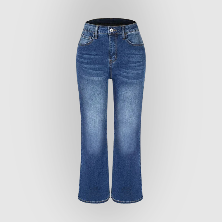 Sophia | Chic High-Waist Flare Wide Leg Jeans