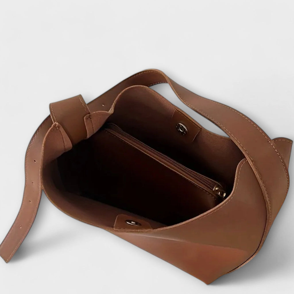 Sophia | Chic Minimalist Leather Shoulder Bag for Women