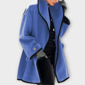 Sophia | Chic Tailored Black Trench Coat for Women