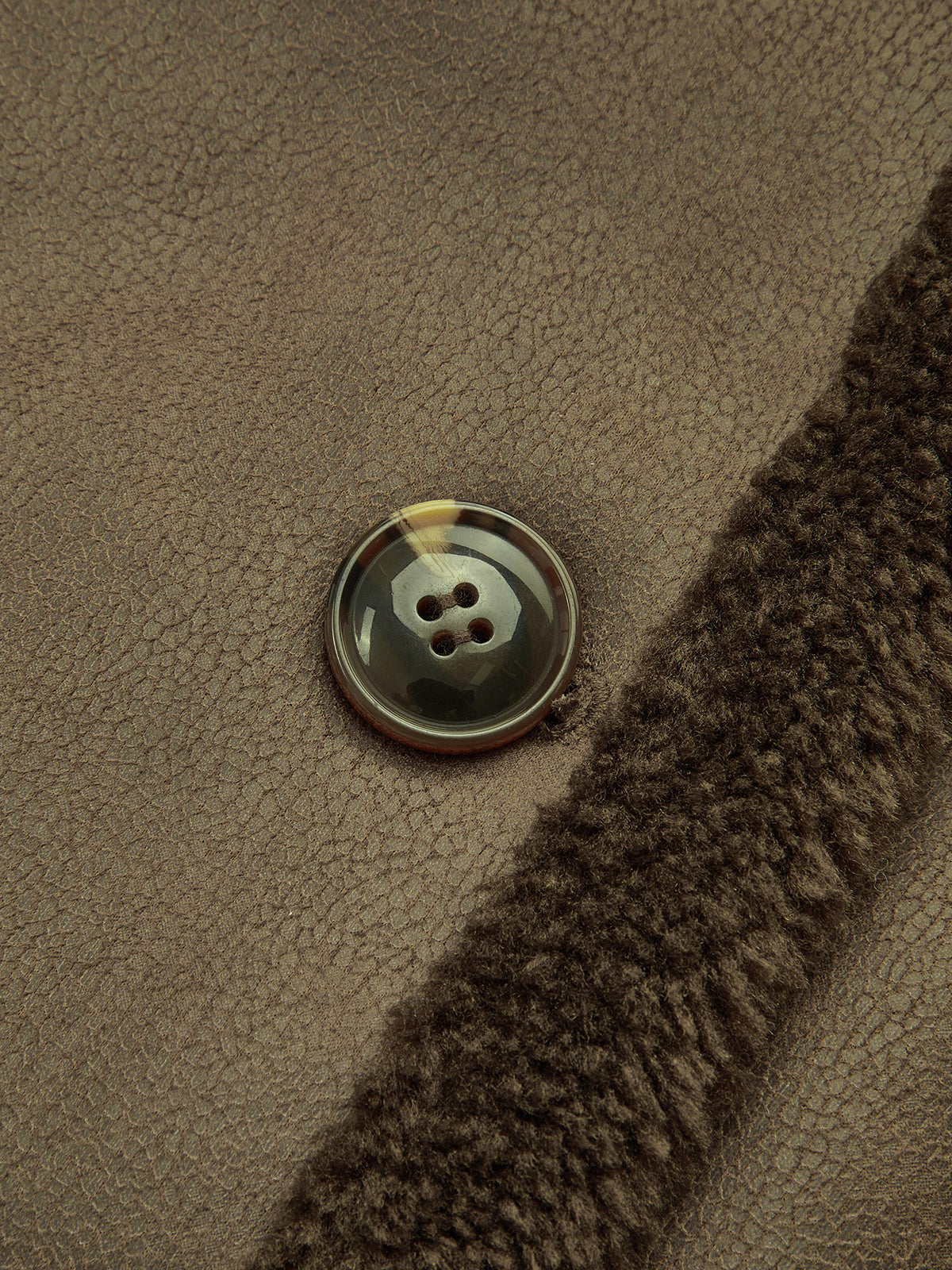 Sophia | Cozy Double-Breasted Fleece Lined Longline Coat