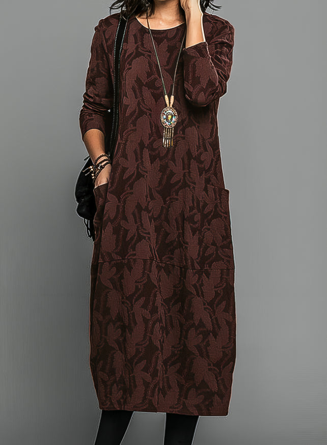 Sophia | Elegant Cozy Plus Size Dress for Winter