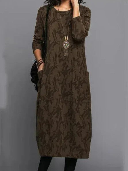 Sophia | Elegant Cozy Plus Size Dress for Winter