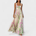 Sophia | Elegant Floral Chiffon Maxi Dress