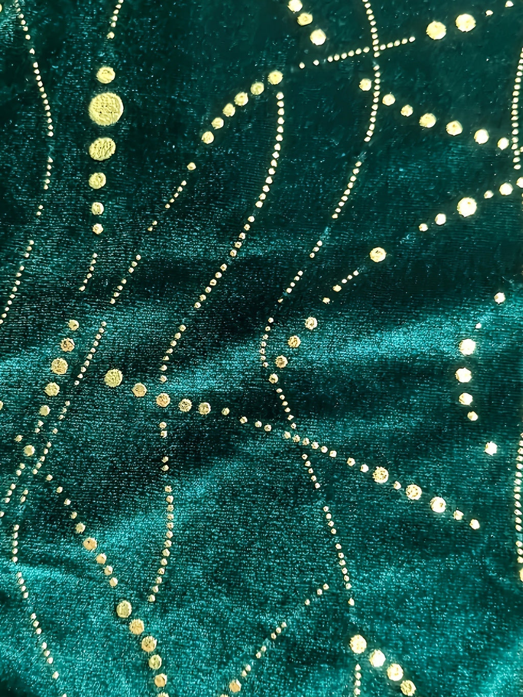 Sophia | Elegant Velvet Mini Cocktail Dress with Gold Print
