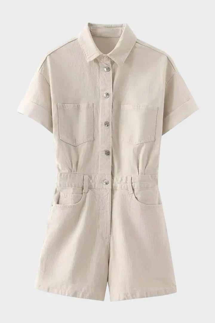 Sophia | Stylish Lightweight Utility Romper for Women