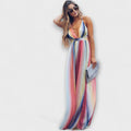 Sophia | Vibrant V-Neck Summer Maxi Dress