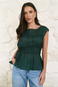 Sophie | Breezy White Sleeveless Top for Women