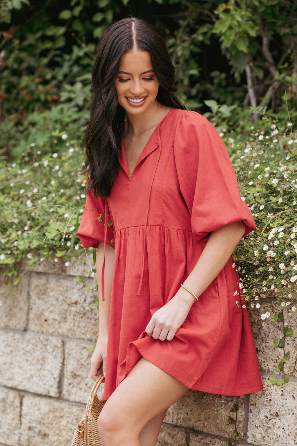 Sophie | Chic Elegant Women's Mini Dress with Long Sleeves