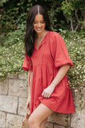 Sophie | Chic Elegant Women's Mini Dress with Long Sleeves