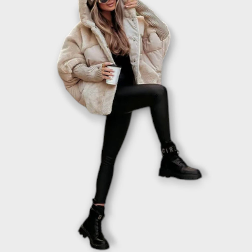 Sophie | Cozy Black Puffer Jacket for Women