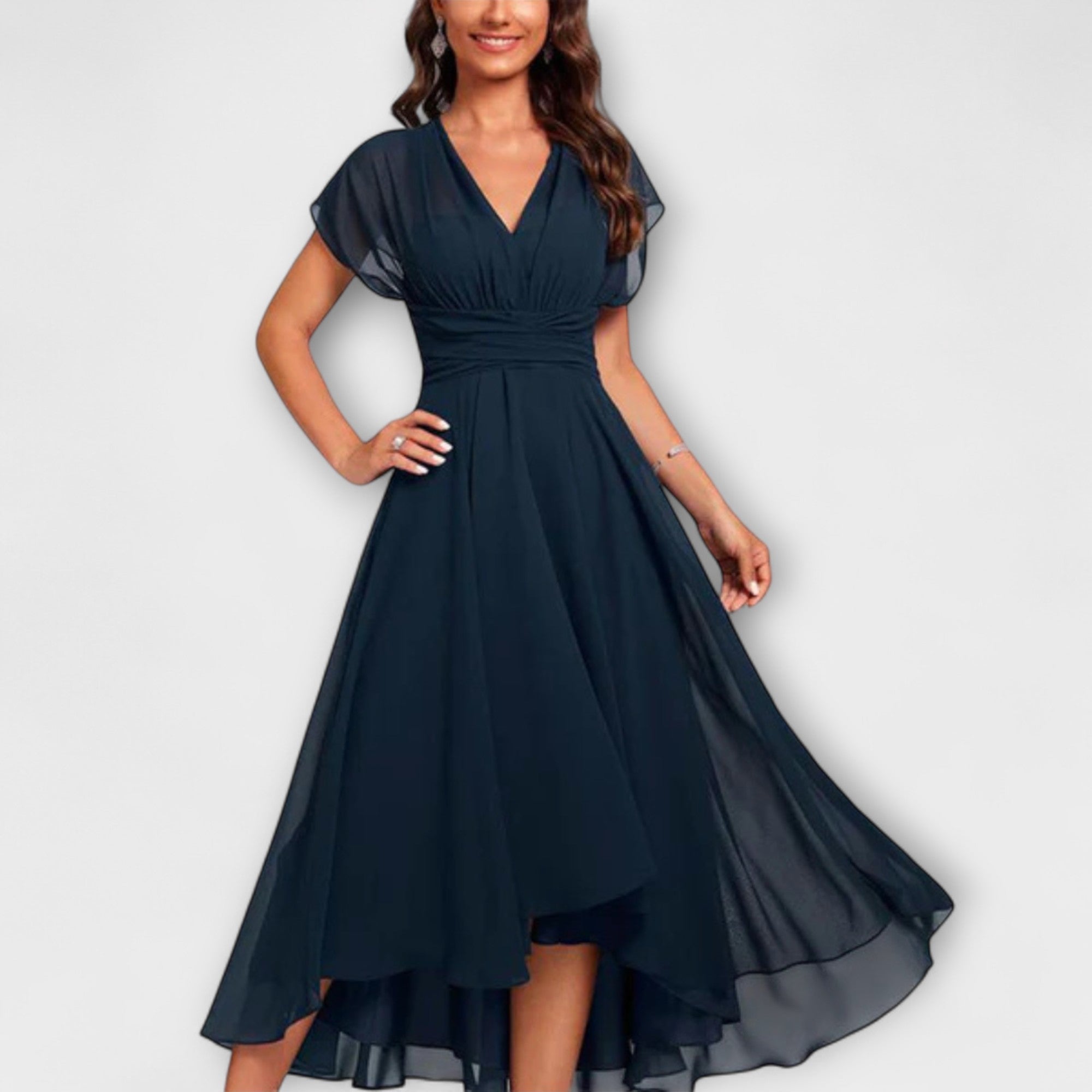 Sophie | Elegant A-Line Summer Dress for Wedding Guests