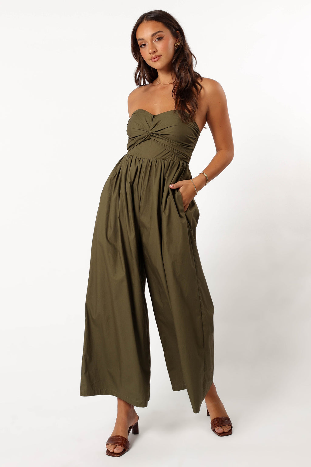 Sophie | Elegant Black Wide Leg Jumpsuit for Women