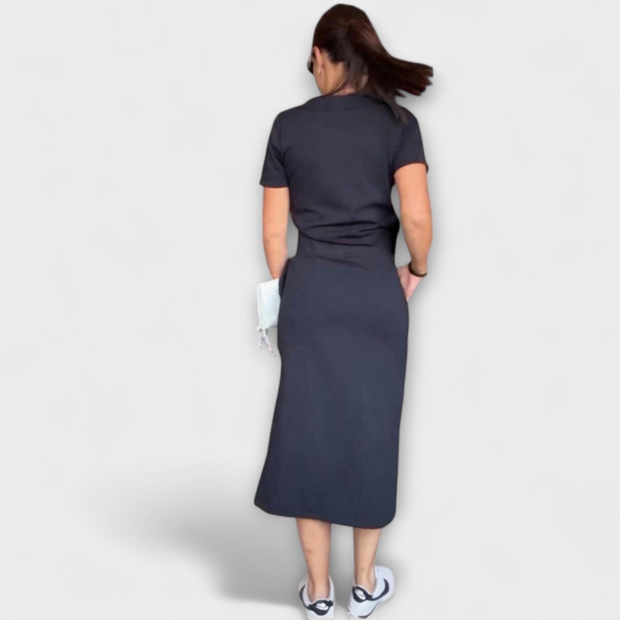 Sophie | Elegant Breezy V-Neck Top and Skirt Set for Women's Outfit
