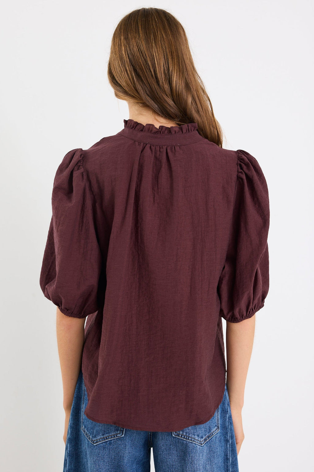 Sophie | Romantic Semi Sheer Puff Sleeve Blouse