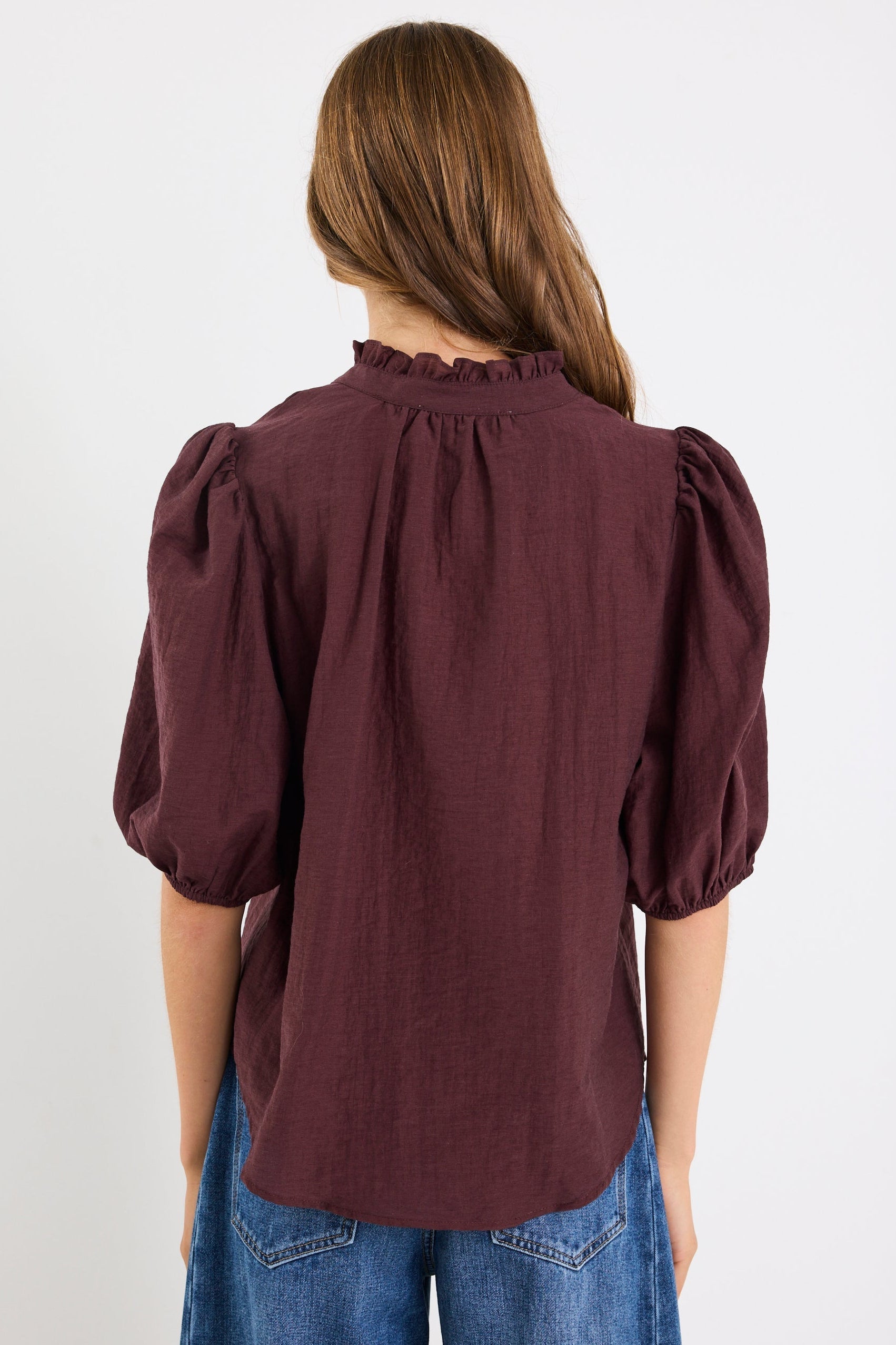 Sophie | Romantic Semi Sheer Puff Sleeve Blouse