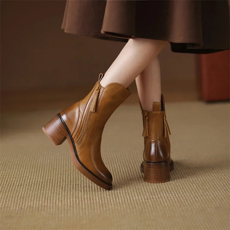 Sophie | Stylish Comfortable Black Ankle Boots for Women